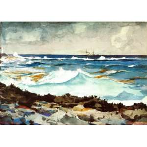  Oil Painting Shore and Surf Winslow Homer Hand Painted 