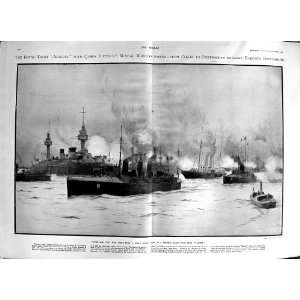  1901 ROYAL YACHT SHIP VICTORIA ALBERT QUEEN PORTSMOUTH 