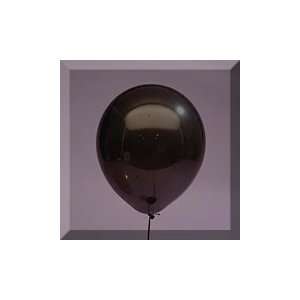    144ea   12 Black Opaque Latex Balloon