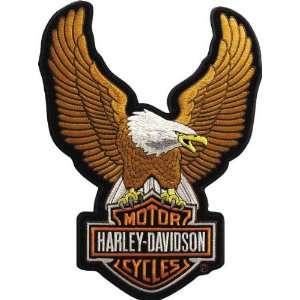  Harley Davidson Upwing Eagle Patch Brown (Small 