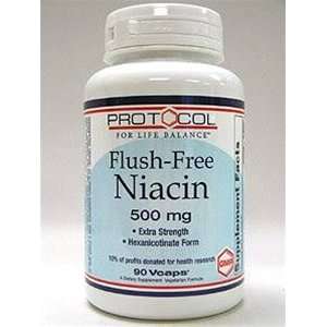   Balance   Flush Free Niacin 500 mg 90 vcaps: Health & Personal Care