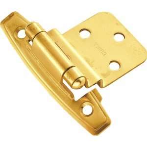   Hickory Hardware P9295 Polished Brass Cabinet Hinges: Home Improvement
