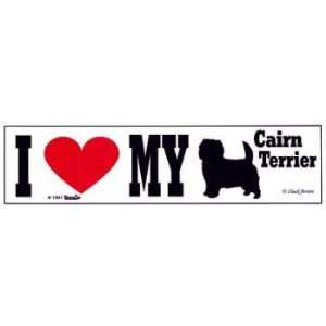  Cairn Terrier Bumper Sticker: Automotive