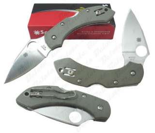 Spyderco Dragonfly Foliage Green G 10 Plain C28GPFG NEW  