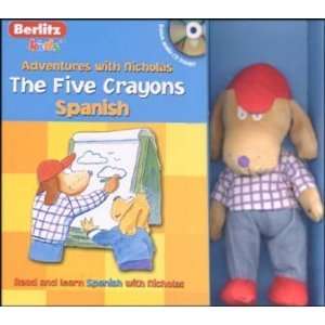   Nicholas   The Five Crayons Spanish Book And Plush Toy Set