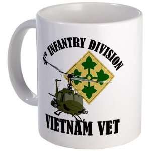4th ID Vietnam Military Mug by  