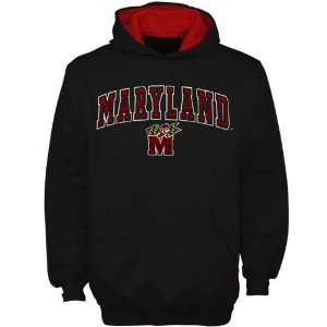  Maryland Terrapins Youth Black Automatic Pullover Hoody 