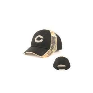  Chicago Bears NFL Black & Camo Adjustable Hat: Sports 