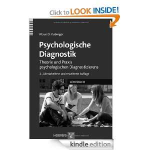 Psychologische Diagnostik (German Edition): Klaus D. Kubinger:  