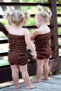 STRAPLESS LACE PETTI ROMPER FOR PAGEANTS PHOTO PROP  