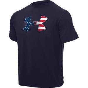 Under Armour Bfl S/S Mdn XL Navy Blue New Flag Logo Sh:  