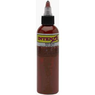  INTENZE TATTOO INK   COLOR DARK BROWN   1 OZ: Health 