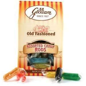 Assorted Candy Rods Box 8oz: 12 Count: Grocery & Gourmet Food