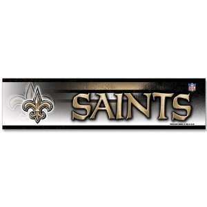   : New Orleans Saints Car Auto Bumper Strip Sticker: Sports & Outdoors