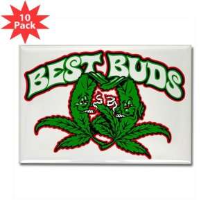    Rectangle Magnet (10 Pack) Marijuana Best Buds: Everything Else