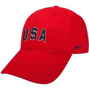  Nike 2010 Winter Olympics Team USA Red Flex Fit Hat 