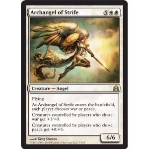   Magic the Gathering   Archangel of Strife   Commander Toys & Games