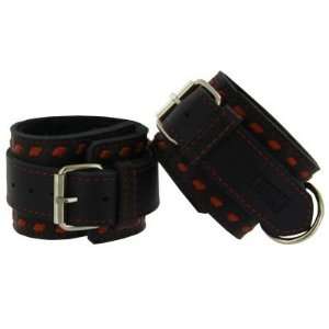  Strict Leather Red Buckstitch Restraints: Health 