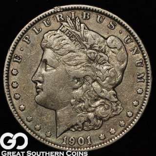 1901 Morgan Silver Dollar CHOICE XF ** KEY DATE!!  