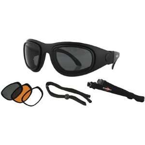 Zan Headgear Sport and Street 2 Interchangeable Goggles , Color: Black 