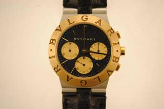Bvlgari Diagono Chronograph Mens Watch In Steel & YG  