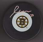 Gary Cheevers Boston Bruins HOF Signed Hockey Puck COA  