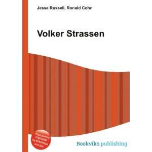  Volker Strassen Ronald Cohn Jesse Russell Books