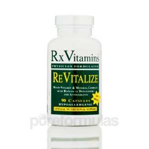   RX Vitamins ReVitalize Iron free 90 Capsules: Health & Personal Care