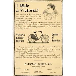   Bicycle Antique Overman Wheel   Original Print Ad: Home & Kitchen