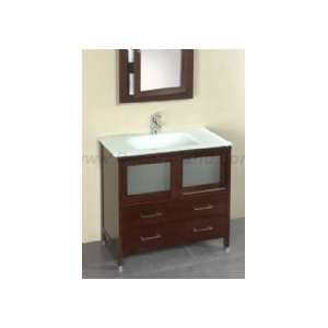   Glass Sinktop & Medicine Cabinet CC1092 F08 Cinnamon: Home Improvement