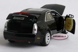 New Cadillac 1:32 CTS Alloy Diecast Model Car With Sound&Light Black 