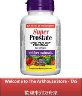 60 S Super Prostate Extra Strength blend of natural products Webber 
