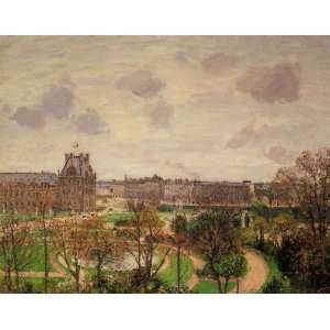   of the Louvre Morning, Grey Weather Camille Pis