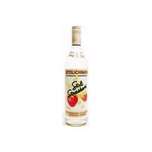  Stoli Strawberi Vodka 1 L Grocery & Gourmet Food