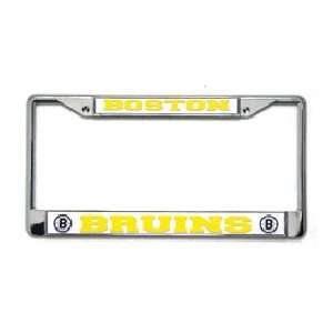  Boston Bruins Chrome License Plate Frame: Automotive