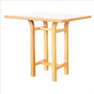    Tulip Bar Height Table in Caramelized Finish: Home & Kitchen