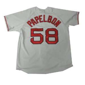  Autograph Jonathan Papelbon replica Away Jersey (MLB 