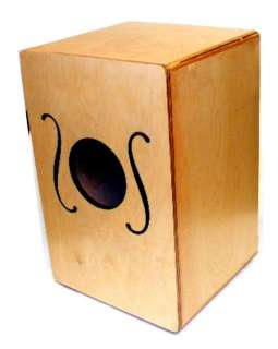 19 INCH DEROSA CAJON DRUM   New In Box   Natural Finish  