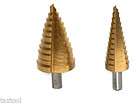 TO 1 3/8 HEX SHANK TITANIUM 10 STEP DRILL BIT NR  