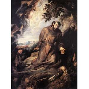  Oil Painting: St Francis of Assisi Receiving the Stigmata 