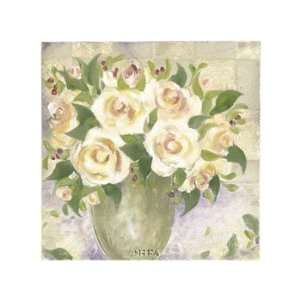   Berries & Roses I   Poster by Patricia Roberts (18x18): Home & Kitchen