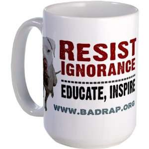 Resist Ignorance Political Large Mug by CafePress:  Kitchen 