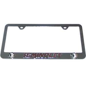  Steel frame license plate with Florida St. Seminoles logo 