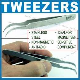 TWEEZER Stainless steel tool Picker Bending small parts  