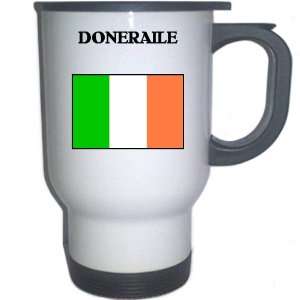 Ireland   DONERAILE White Stainless Steel Mug