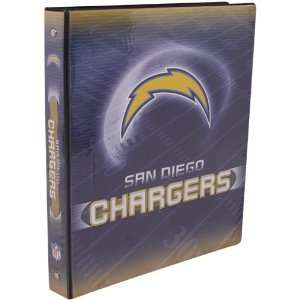  San Diego Chargers 3 Ring Binder   1 (8180026) Office 