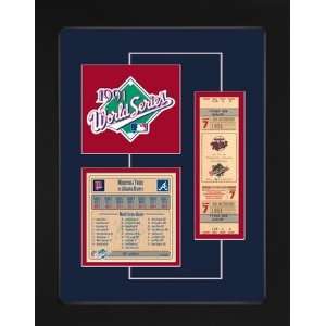  Minnesota Twins 1991 World Series Replica Ticket & Patch 