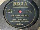   Records 78rpm   MILT HERTH TRIO The Dipsy Doodle / Canadian Capers