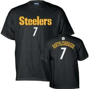   Reebok Name and Number Pittsburgh Steelers T Shirt