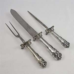   Carving Fork, Knife & Sharpener, Roast Size